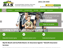 Tablet Screenshot of benefitinsuranceservices.com